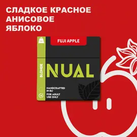 Табак для кальяна Nual Fuji Apple (Нуал Пряное Яблоко) 100 гр