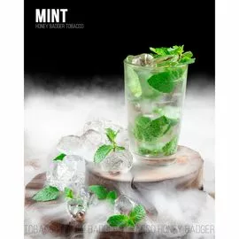 Табак Honey Badger Wild (Медовый Барсук крепкий) Mint | Мята  40 грамм