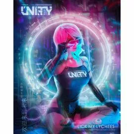 Табак Unity Lick My Lychees (Юнити Клубнично Сливочный Коктейль с Личи) 125 гр