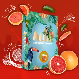 Безникотиновая Смесь Aloha (Алоха Грейпфрут) 100 грамм
