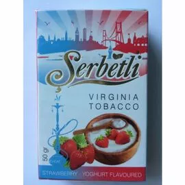 Тютюн Serbetli Strawberry Yogurt (Щербетлі Полуничний Йогурт) 50 грам