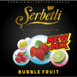 Тютюн Serbetli Bubble Fruit (Щербетлі Фруктова Жуйка) 50 грам