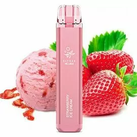 Электронные сигареты Elf Bar NC1800 Strawberry Ice Cream (Ельф бар Клубничное Мороженое)