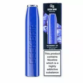 Електронні сигарети Geek Bar DISPOSABLE 575 Blueberry Ice (Гік Бар Чорниця айс)