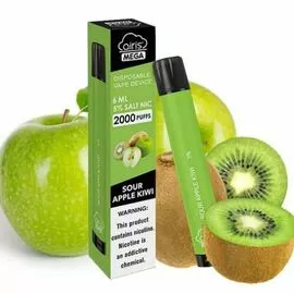 Електронні сигарети Airis Mega 2000 Sour Apple Kiwi (Аіріс Кисле Яблуко Ківі)