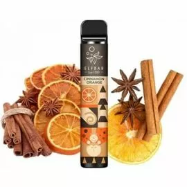 Одноразка Elf Bar 1500 Christmas Edition Cinnamon Orange (Ельф бар Апельсин с корицей)