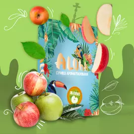 Безникотиновая Смесь Aloha (Алоха Яблоко) 40 грамм