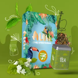 Безнікотинова Суміш Aloha (Алоха Жасминовий Чай) 40 грам