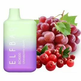 Електронні сигарети Elf ​​Bar BC4000 Cranberry Grape (Ельф бар Журавлина Виноград)