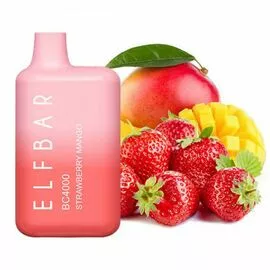 Электронные сигареты Elf Bar BC4000 Strawberry Mango (Ельф бар Клубника Манго)