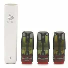 Електронні сигарети Elf Bar lite350 White+3 картриджа (Ельф бар Білий)
