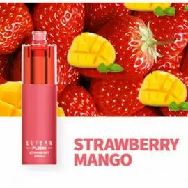 Электронные сигареты Elf Bar PL2000 Strawberry Mango (Ельф бар Клубника Манго)
