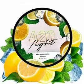 Табак 420 Light Line Айс Лимон Мята 100 грамм