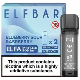 Картридж Elfa 2 шт Blueberry Sour Raspberry