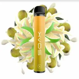 Електронна сигарета Soak 1500 Vanilla Pear (Соак Ванільна Груша з Лаймом) 2%