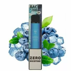 Одноразка Bacio 1500 Blue Ice (Басіо 1500 Чорниця Айс БЕЗ НІКОТИНУ)