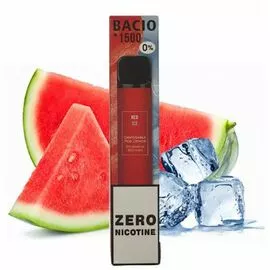 Одноразка Bacio 1500 Red Ice (Басио 1500 Арбуз Лед БЕЗ НИКОТИНА)