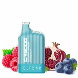 Електронні сигарети Elf ​​Bar CR5000 Blueberry Raspberry Pomegranate (Чорниця Маліна Гранат)