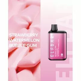 Электронные сигареты Elf Bar BС5000 ULTRA Strawberry Watermelon Bubble Gum (Клубника Арбуз Бабл-Гам)