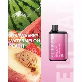 Одноразка Elf Bar BС5000 ULTRA Strawberry Watermelon Peach (Клубника Арбуз Персик)
