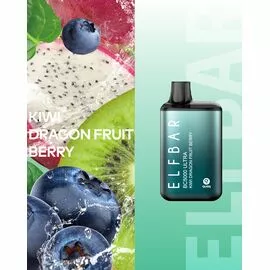 Одноразка Elf ​​Bar BС5000 ULTRA Kiwi Dragon Fruit Berry (Ківі Пітайя Ягода)
