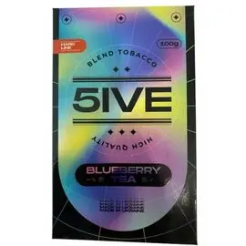 Тютюн 5IVE hard Blueberry Tea (Чорничний Чай) 100грам