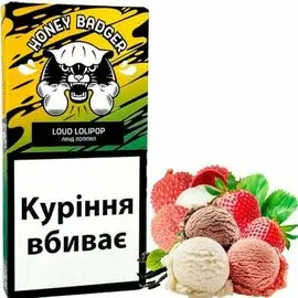 Табак Honey Badger Wild (Медоед Медиум) Loud Lolipop | Лоид Лолипоп 40 грамм