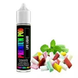 Жидкость Premium Pod Fruit Cool Gum (Фруктовая Свежая Жвачка) 10мл