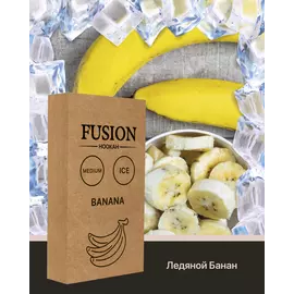 Тютюн Fusion Medium Ice Banana (Фьюжн Айс Банан) 100 гр