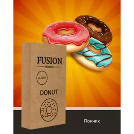 Табак Fusion Classic Glaze Donuts (Фьюжн Пончики в Глазури) 100 грамм