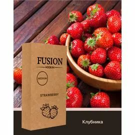 Тютюн Fusion Medium Strawberry (Ф'южн Полуниця) 100 гр