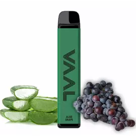 Электронные сигареты VAAL Aloe Grape (Велл) Алоэ Виноград 1800