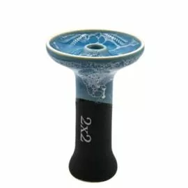 Чаша для кальяну 2х2 Medium Blue Matt