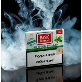 Табак Basio Hookah Mint (Базио Хука Мята) 100 грамм