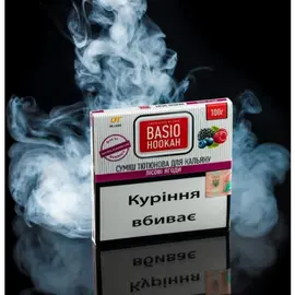 Табак Basio Hookah Wild Berry (Базио Хука Лесные Ягоды) 100 грамм