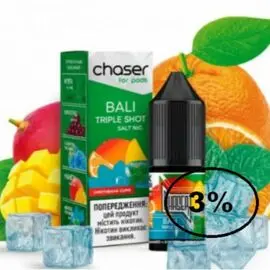 Рідина Chaser Bali Triple Shot (Чейзер Манго Апельсин Маракуя) 15мл 3%