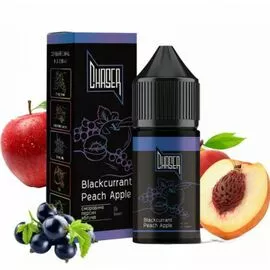 Жидкость Chaser Black Blackcurrant Peach Apple (Чейзер Смородина Персик Яблоко) 30мл 5%
