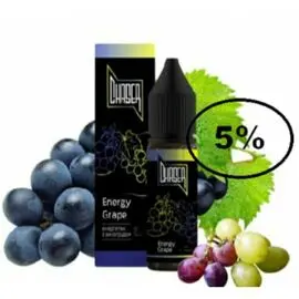 Рідина Chaser Black Energy Grape (Чейзер Блек Виноград Енергетик) 15мл, 5%