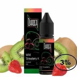 Рідина Chaser Black Kiwi Wild Strawberry (Чейзер Блек Ківі Дика Полуниця) 15мл, 3%