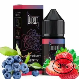 Жидкость Chaser Black Strawberry Blueberry (Чейзер Блэк Клубника Черника) 30мл, 3%