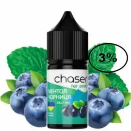 Рідина Chaser (Чейзер Ментол Чорниця) 30мл, 3%