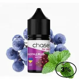 Жидкость Chaser LUX Grape Mint (Чейзер Люкс Виноград Мята) 30мл, 3%