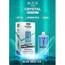 Электронная сигарета Crystal Pro Max 10000 Bluerazz Ice (Малина Лимон Лед)