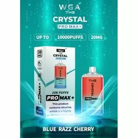 Електронна сигарета Crystal Pro Max 10000 Bluerazz Cherry (Малина Лимон Вишня)