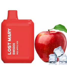 Электронные сигареты Lost Mary BM5000 Red Apple Ice (Красное Яблоко Лед)
