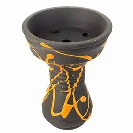 Чаша для кальяна Gusto Bowls Killa Bowl Black-Orange