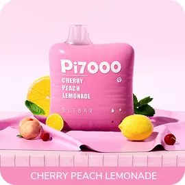 Електронні сигарети Elf Bar 7000 Cherry Peach Lemonade (Ельф Бар 7000 Вишня Персик Лимонад)