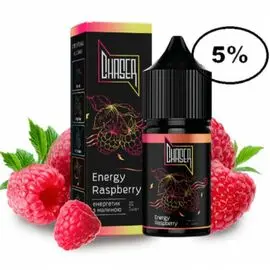 Рідина Chaser Black Energy Raspberry (Чейзер Блек Маліна Енергетик) 30мл, 5%