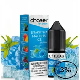 Рідина Chaser (Чейзер Блакитна Малина Айс) 10мл, 3%