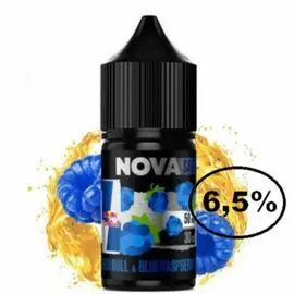 Рідина Nova Red Bull Blueraspberry (Нова Енергетик Блакитна Малина) 30мол, 6,5%